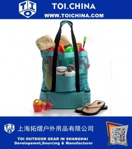 Premium Strandtasche mit Isolierkühler | Strapazierfähiges und leichtes Canvas-Gewebe